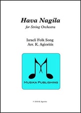Hava Nagila Orchestra sheet music cover